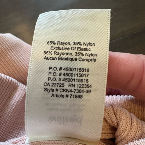 Aritzia Wilfred Knit Slit Midi Skirt Light Pink XS - Picture 10 of 11